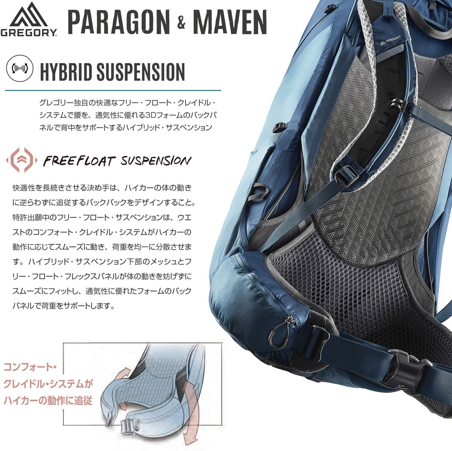 Amazon | [グレゴリー] PARAGON48 パラゴン48 バサルトブラック S/M